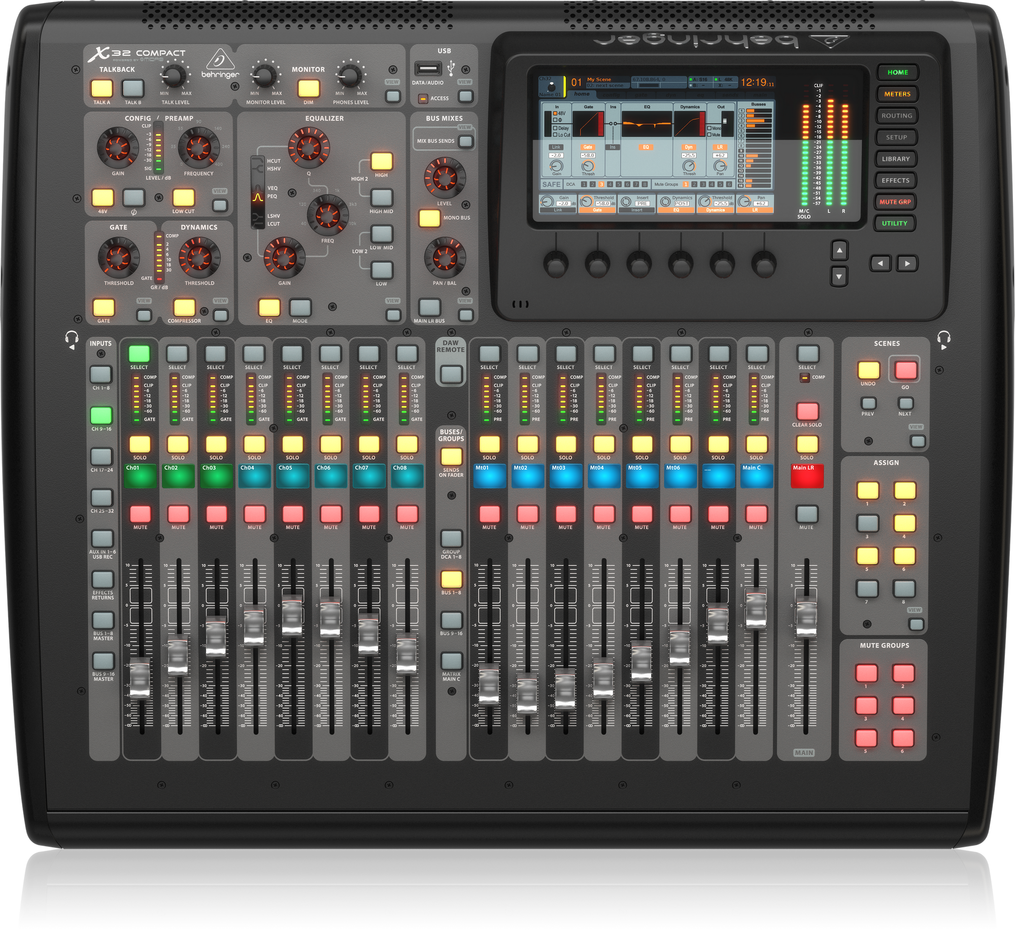 Микшер цифровой Behringer X32 COMPACT