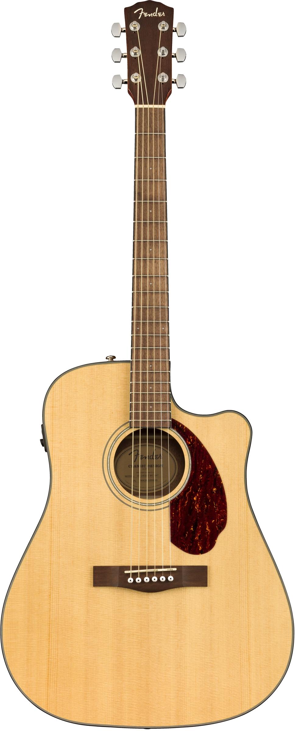 Электроакустическая гитара FENDER CD-140SCE DREAD NAT W/CASE