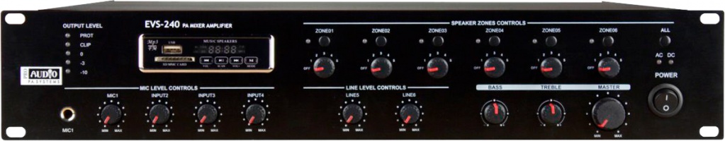 Усилитель комбинированный PROAUDIO EVS-240