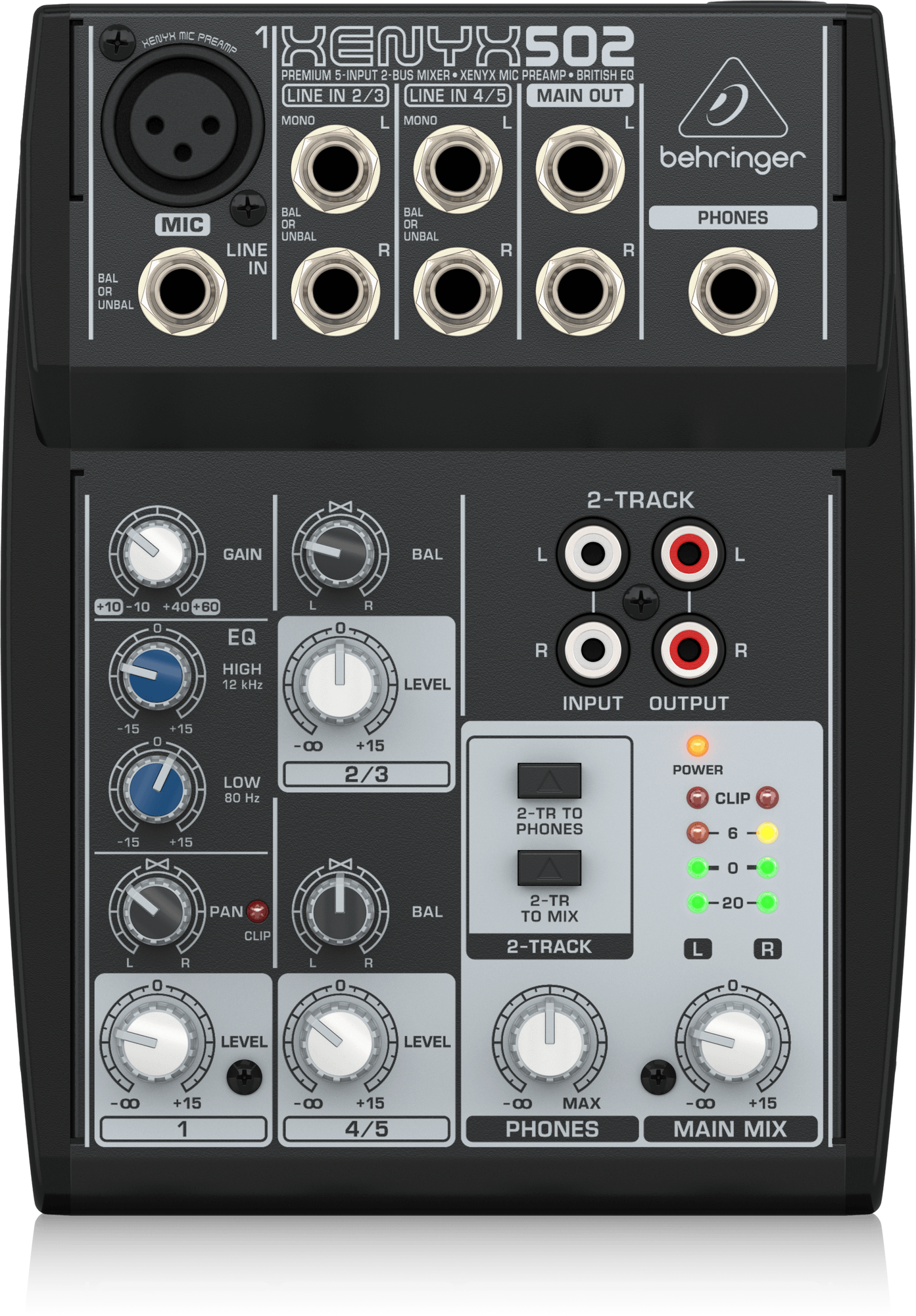 Микшер аналоговый Behringer XENYX 502