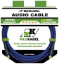 Аудио кабель MUZKABEL RSFIK4S - 1 метр, RCA – RCA