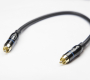 Патч-кабель MUZKABEL RSCMK3P - 0.15 метра, RCA – RCA (Синее кольцо)