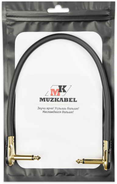 Патч-кабель MUZKABEL JFNIK4BP - 0.15 метра, JACK - JACK