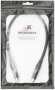Патч-кабель MUZKABEL RSCMK3P - 0.15 метра, RCA – RCA (Синее кольцо)