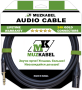 Аудио кабель MUZKABEL BXRMK3 - 1 метр, XLR (папа) - JACK (стерео)