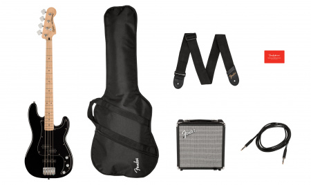 Бас-гитара Fender Squier Affinity Precision Bass PJ Pack MN BLK