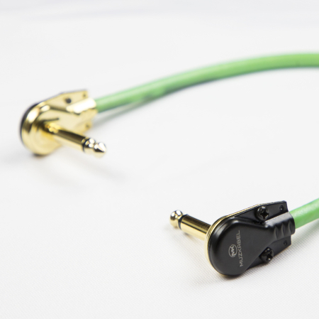 Патч-кабель MUZKABEL GNJIK2SP - 0.2 метра, JACK - JACK