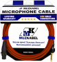 Микрофонный кабель MUZKABEL TXJIK3R - 6 метров, JACK (моно) - XLR (мама)