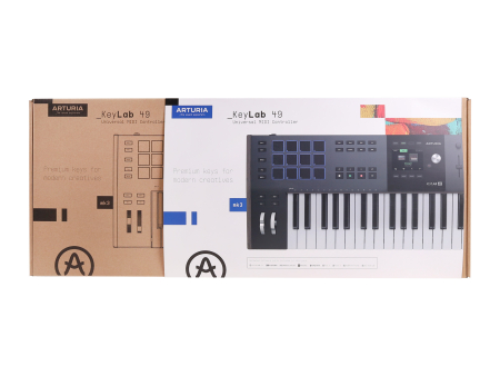 MIDI клавиатура ARTURIA KeyLab MK3 49 BK