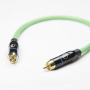 Патч-кабель MUZKABEL SRCIK2P - 0.15 метра, RCA – RCA (Синее кольцо)