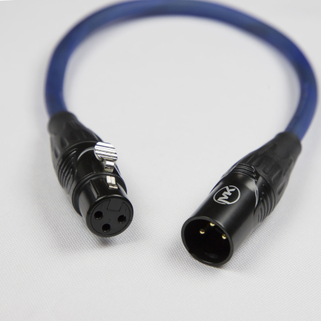 Патч-кабель MUZKABEL XXSMK5NP - 0.15 метра, XLR - XLR