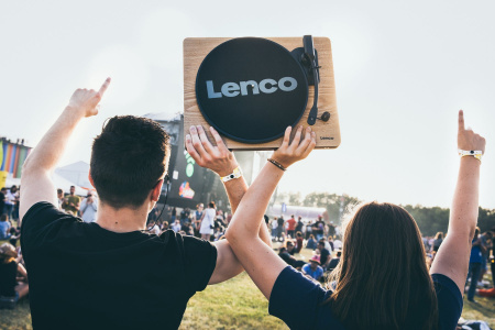 Виниловый проигрыватель Lenco LS-50 Wood