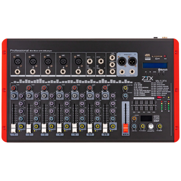 Микшер аналоговый ZTX audio Mix 5.2Fx