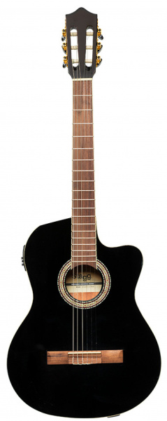 Гитара классическая STAGG SCL60 TCE-BLK