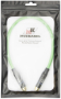 Патч-кабель MUZKABEL SRCIK2P - 0.15 метра, RCA – RCA (Синее кольцо)