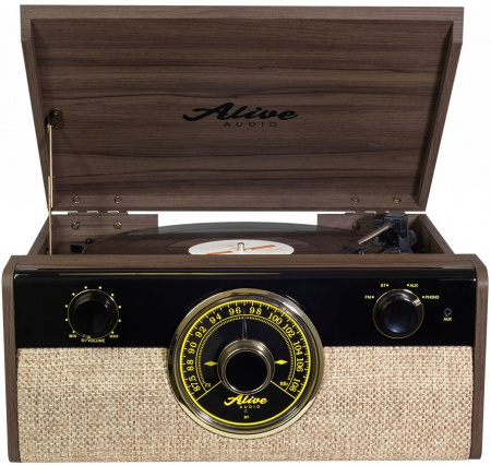Виниловый проигрыватель Alive Audio FUSION FSN-01-DW Dark Wood