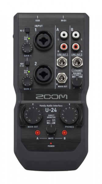 Аудиоинтерфейс Zoom U-24